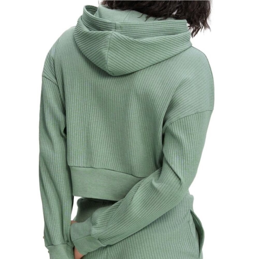 NOIZE Ribbed Cropped Hoodie (NWT) - Picture 2 of 4